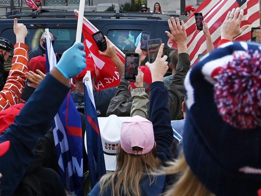 After thousands of Trump supporters rally in D.C., violence erupts when night falls