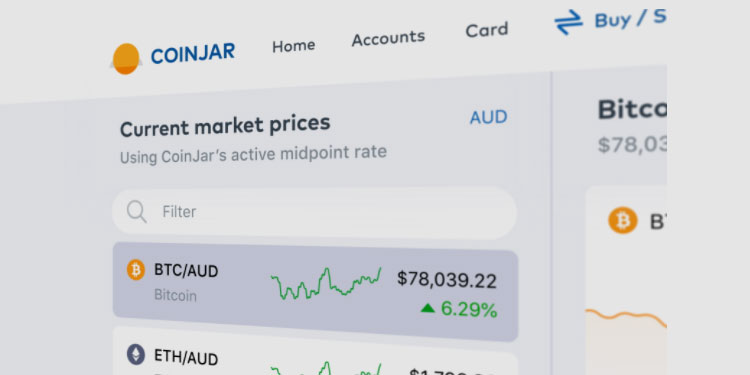 Aussie crypto exchange CoinJar launches new web app