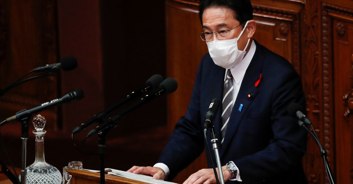 Japan PM Kishida says has no plan to alter capital-gains, dividend taxes