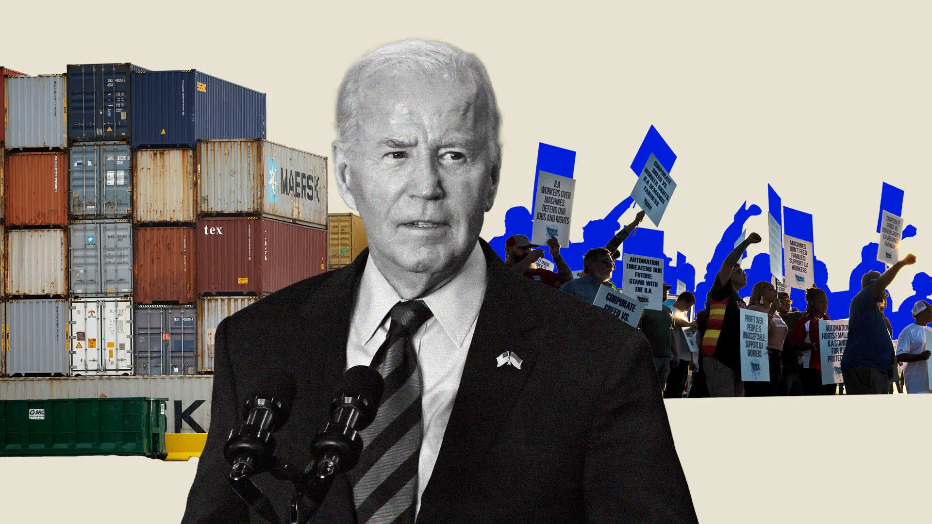 White House Sides With Striking Dockworkers Union