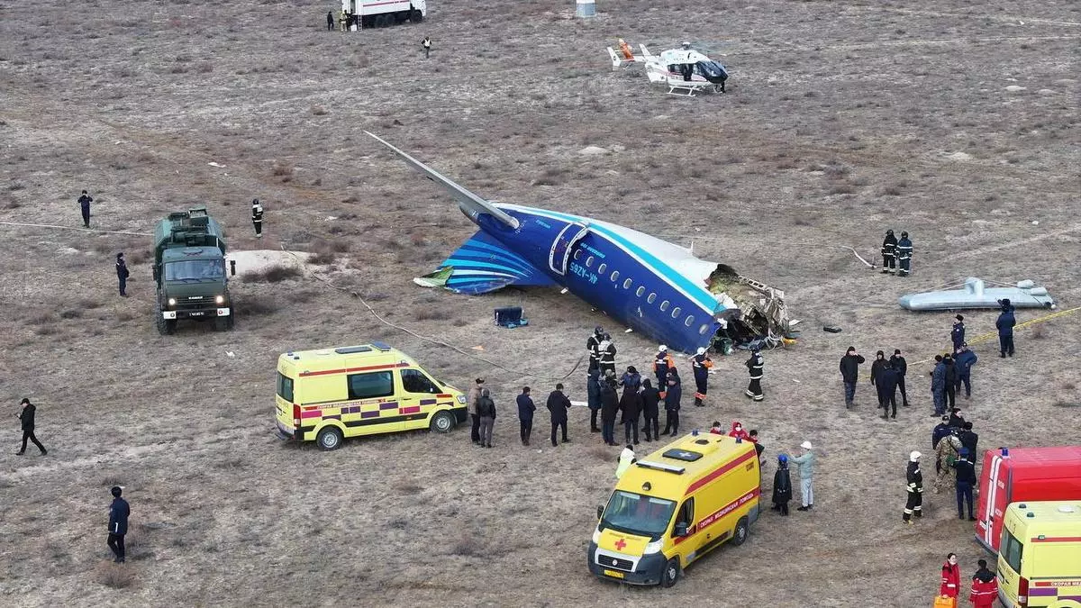 Azerbaijan Airlines passenger plane crashes in Kazakhstan